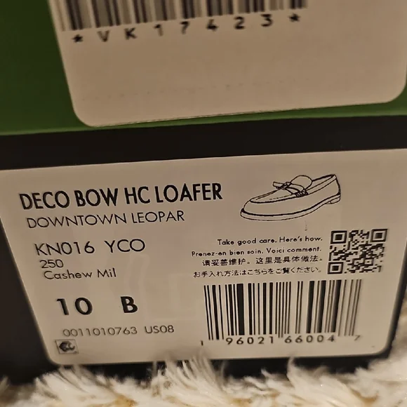 Kate Spade Animal Print Loafers with Bow - Picture 7 of 10